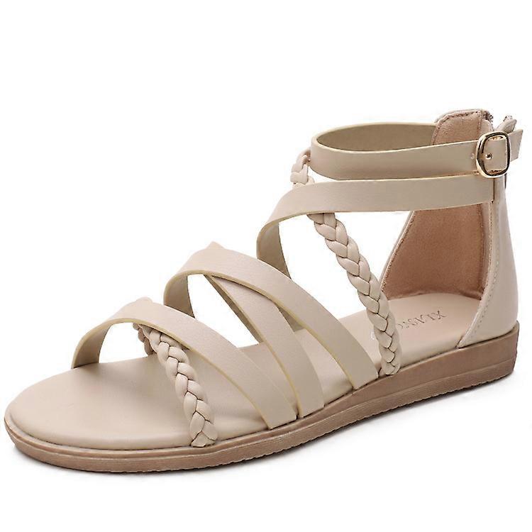 Summer Woven Sandals For Women, Casual And Comfortable Retro 3cm Wedge Heel, A Must-Have For Going Out And At Home