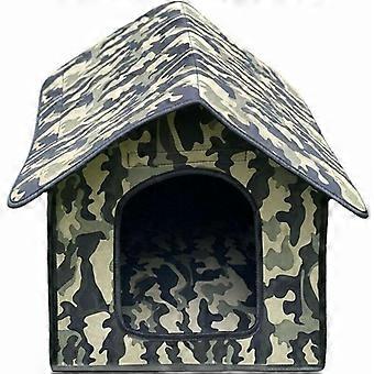 Tenda per animali da esterno, rifugio per gatti in composito EVA impermeabile, condominio per gatti senza deformazioni, gabbia pieghevole per cani e gatti, Cat Houses-M