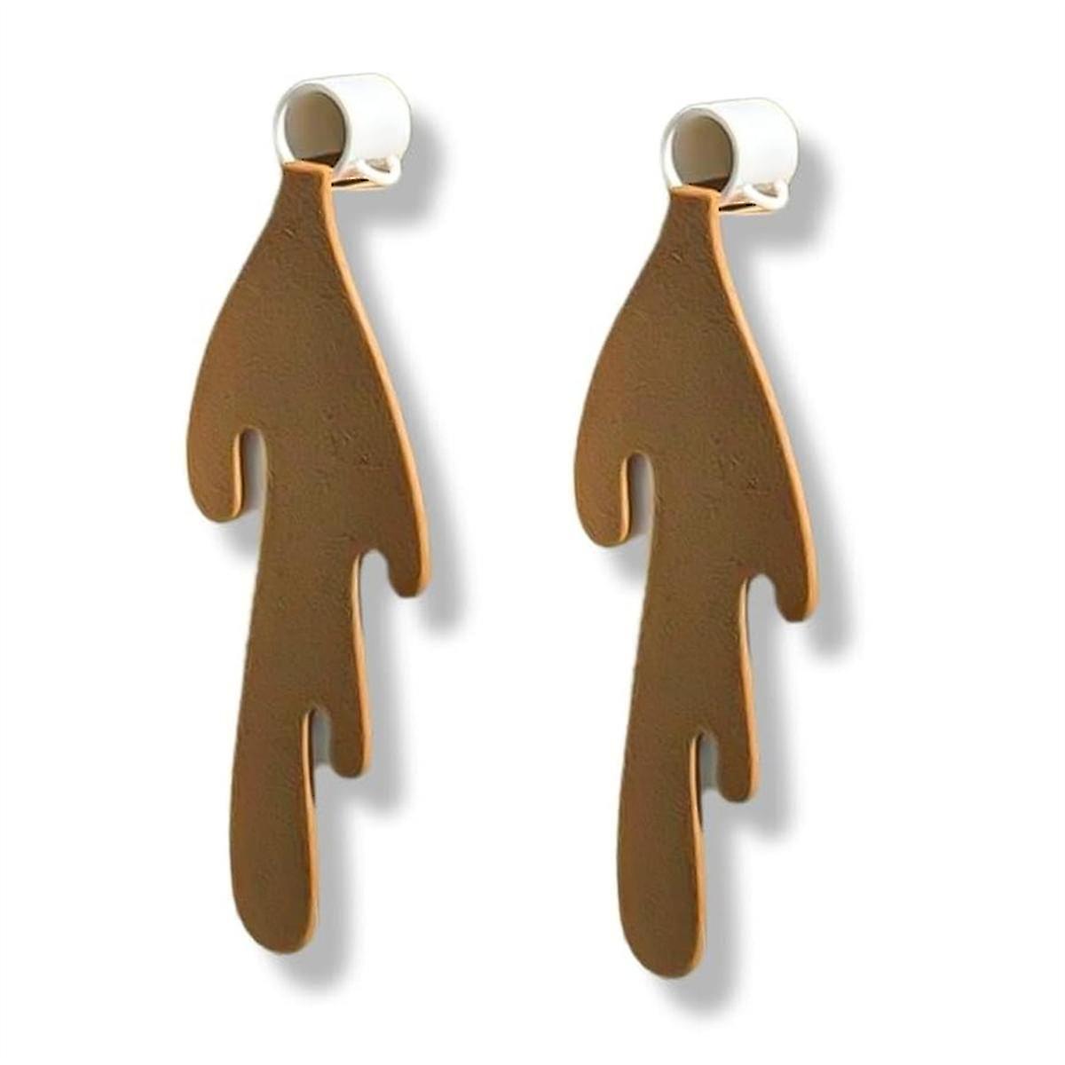 Dökülen Kahve Yer İşareti, Dökülen Kahve Fincanı Yer İşareti, Komik Özel Kahve Dökülen Yer İmleri, Kahve Fincanı Dökülen 2 adet