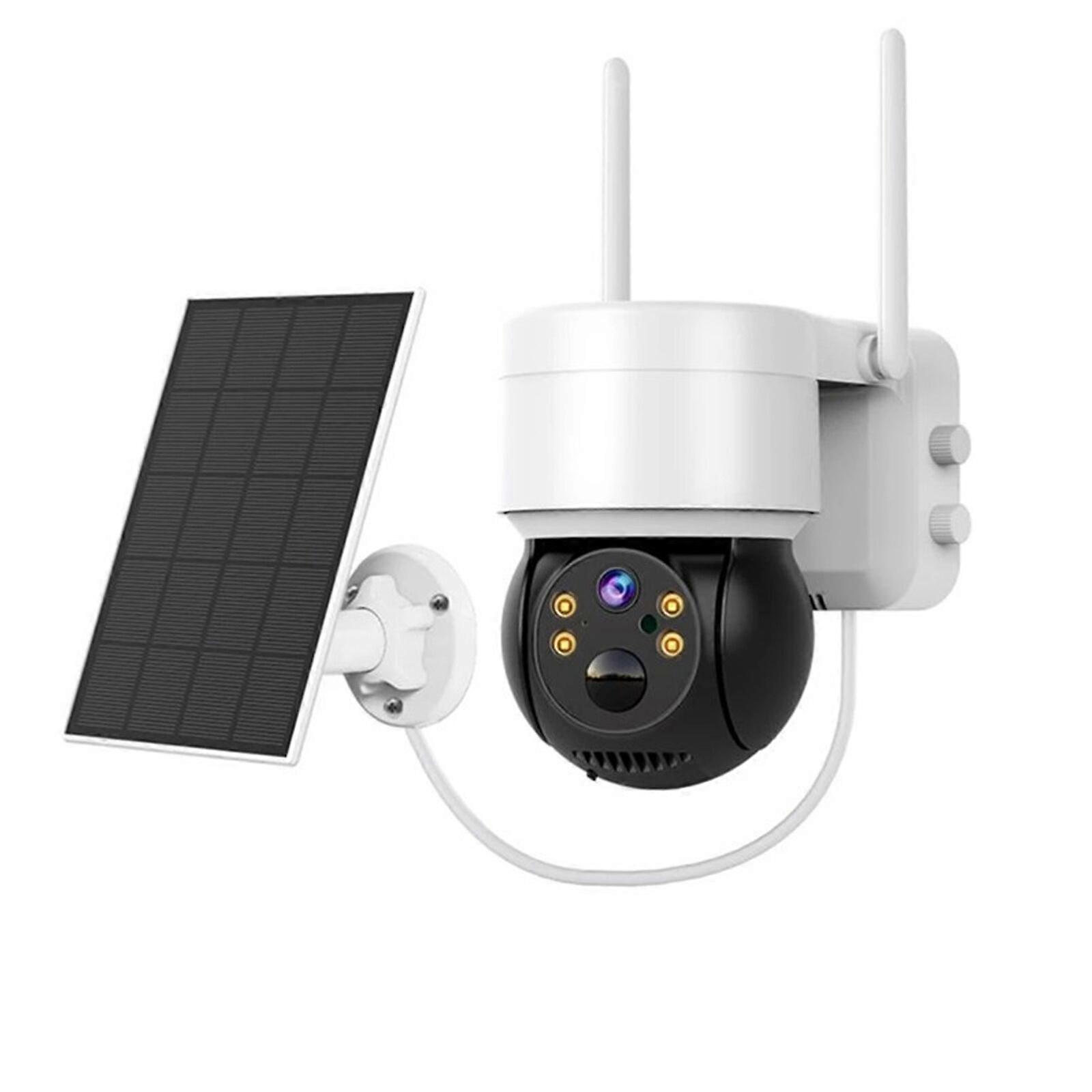 Wireless Solar&Battery Security Camera System with Solar Panel WIFI PIR Detect