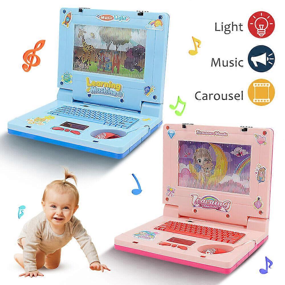 Învățarea toy copii cadou efecte sonore Pretend Laptop