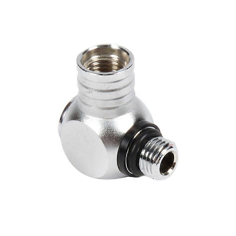 Diving Hose Adapter 360 Degree Adjustable Connector Rotatable Adapters Scuba Diving Regulator Connector Universal Head T4MF