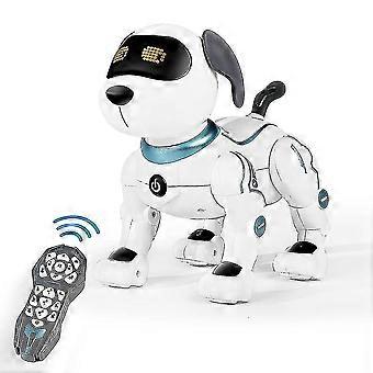 Remote Control Robot Dog Toy, Rc Stunt Dog Robot Toy For Kids, Interactive & Smart Dancing Robot Toy Electronic Pet Toy