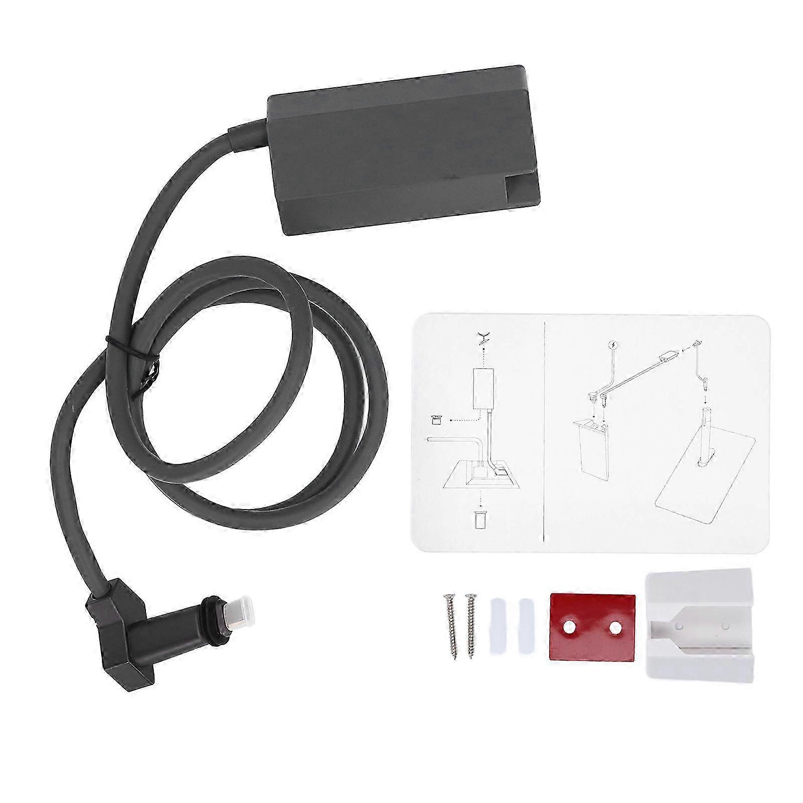 Ethernet-Adapter für Starlink V2 1200 Mbit/s Hochgeschwindigkeits-Metallstecker Plug-and-Play-Satelliten-Internet-Ethernet-Adapter mit 3,3-Fuß-Kabel
