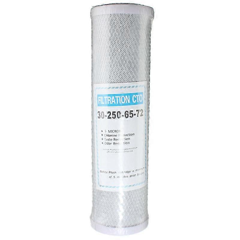 Replacement 10" Activated Carbon Water Filter Cartridge RO CTO 5 Micron