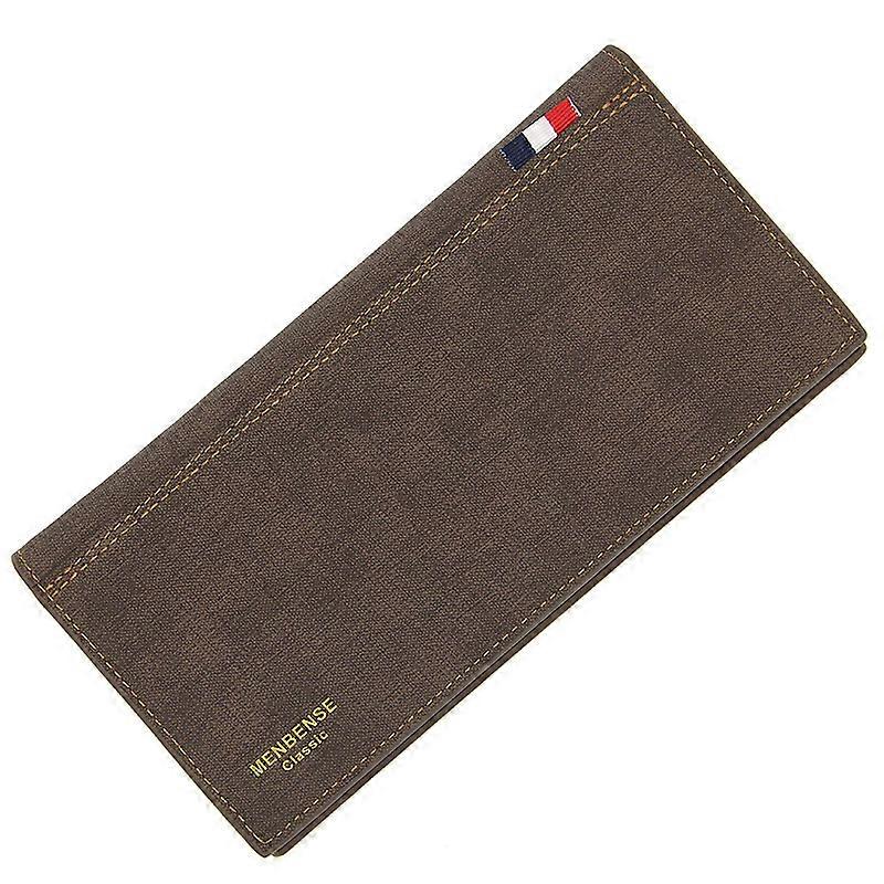 2023 Men's Wallet New Long Male Purse Multi-function Clutch Coin Pocket Card Holder Name Engraved Classic Three-fold Men Wallets