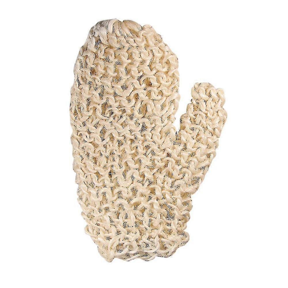 Hand-woven Sisal Bathing Glove, Natural Scrubbing Gloves