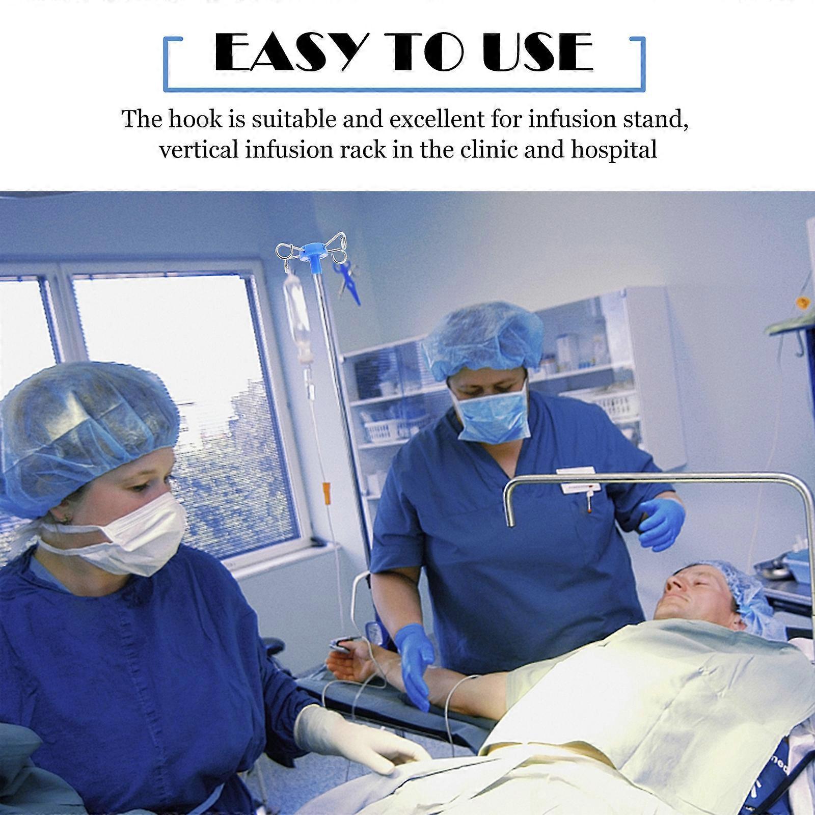 3 Pcs Vertical Infusion Stand Hooks Infusion Rack Hangers Infusion Rack ...