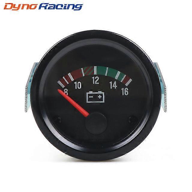 2" 52mm Car Voltmeter 8-16V /18-32V Pointer 12V /24V Volt Gauge Voltage Meter Yellow Light Car Meter