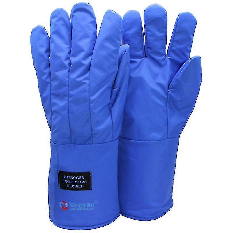 38cmの長さの極低温手袋防水低温耐性液体窒素液体窒素手袋保護手袋