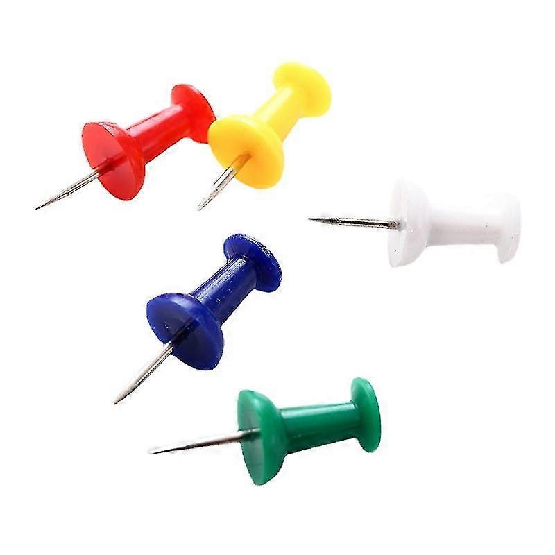 250 Pcs Color Pushpin Map Pin, Reusable Drawing Pushpin, Pushpin With Plastic Head And Steel Tip, Map Drawing Cork Notice Board Decoration Pushpin Ban