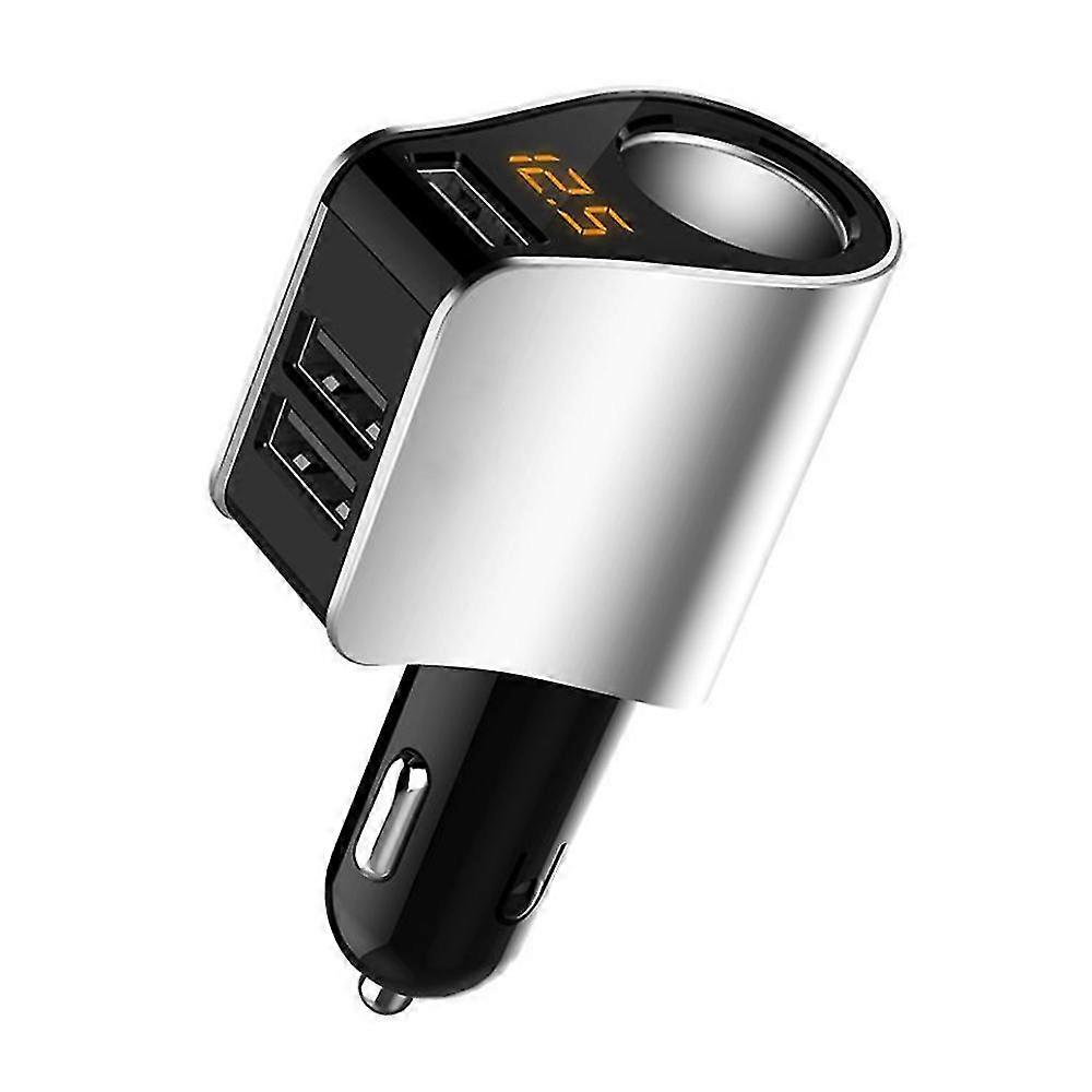 Billaddare förlängning cigarettändare adapter, uttag Splitter 3 Usb