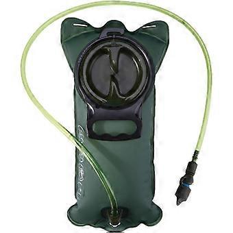 3L Portable Hydration Bladder, Portable Water Hydration Bladder Self-Locking Valve Bag for Sports Hiking Camping Climbing Hiking (Blue Black)