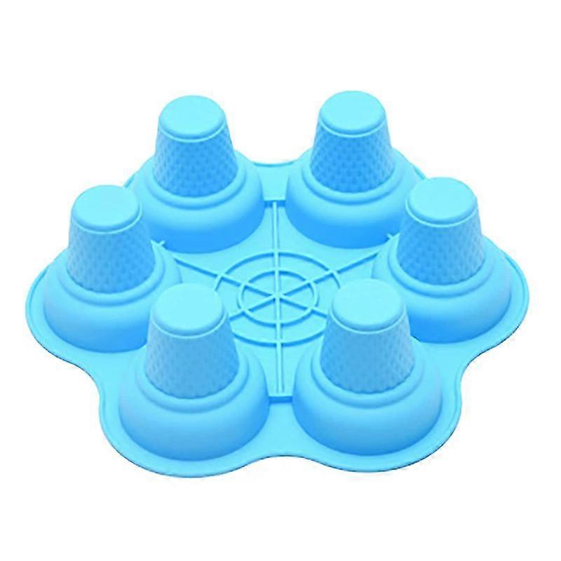 16-Loch Silikon-Eisform für 6-Loch-Eistüte