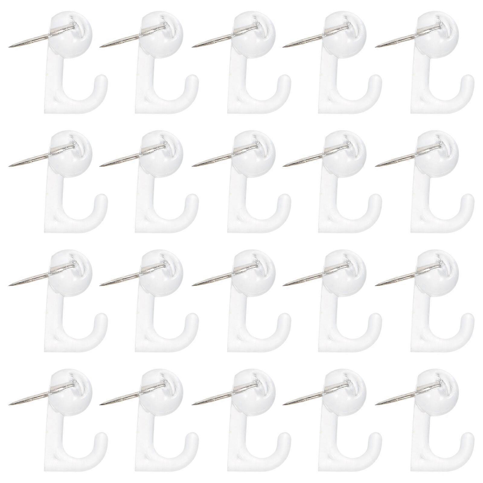 50Pcs Multi-purpose Pushpin Hook Map Marking Nails Photo Fixing Pushpins