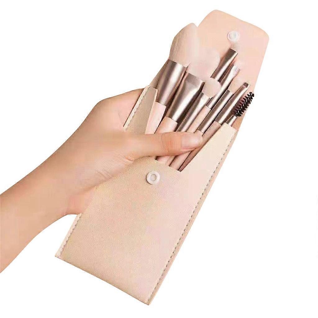 8Pcs Makeup Brushes Set Foundation Blending Contours Powder Shade Brushes