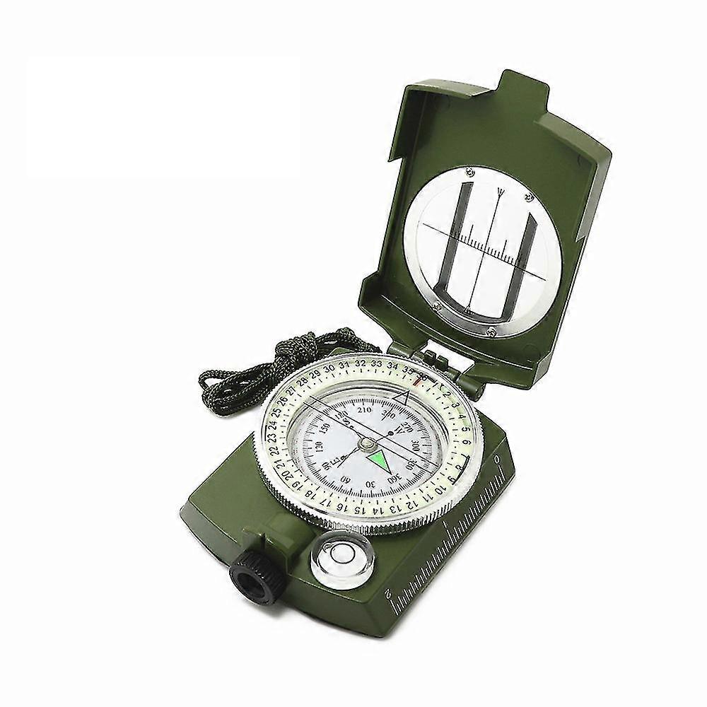 Survival Compass Hiking Orienteering Lensatic Luminous Compass
