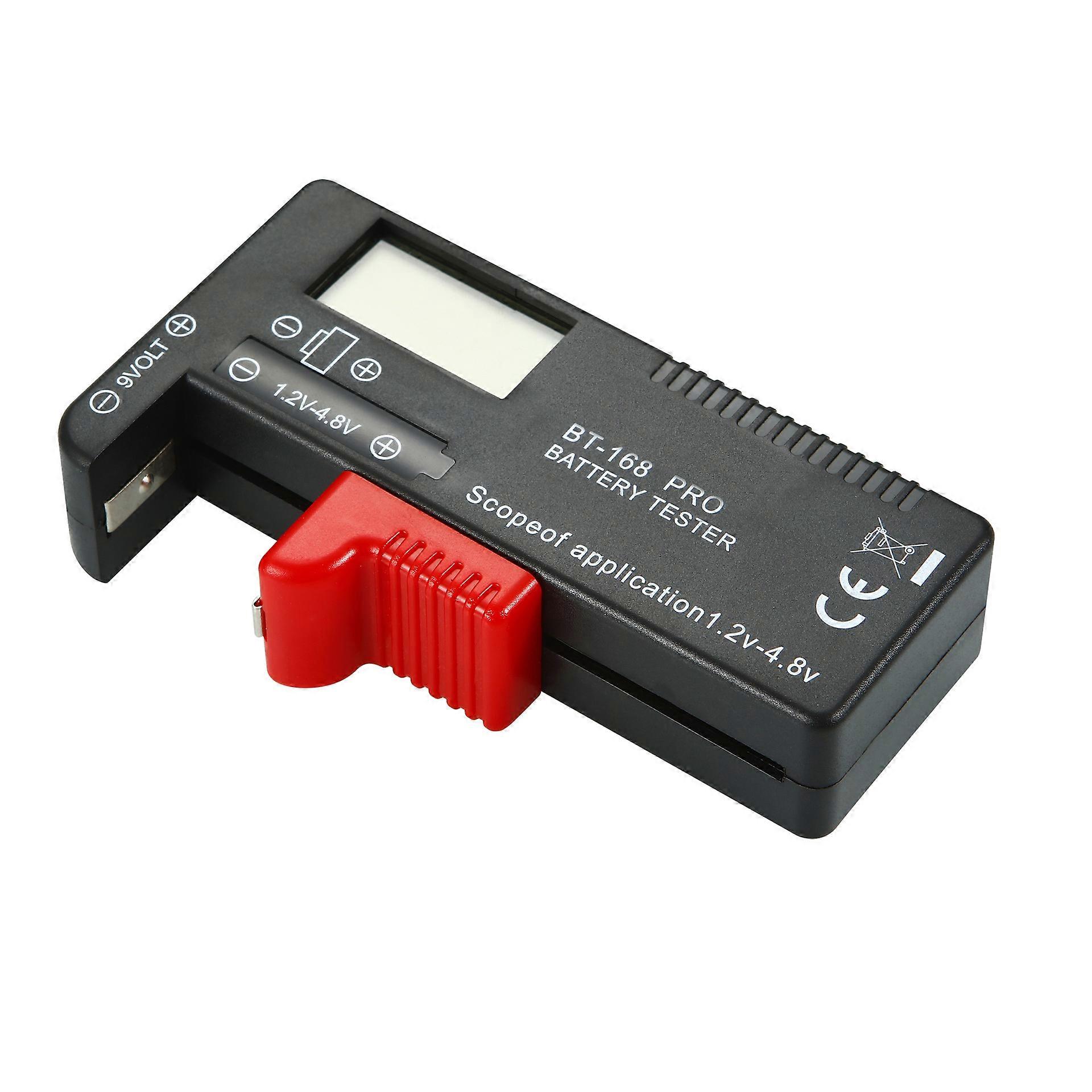 Battery Tester BT168D Digital Display No. 5 No. 7 No. 9V Battery Power Tester Battery Voltage Tester