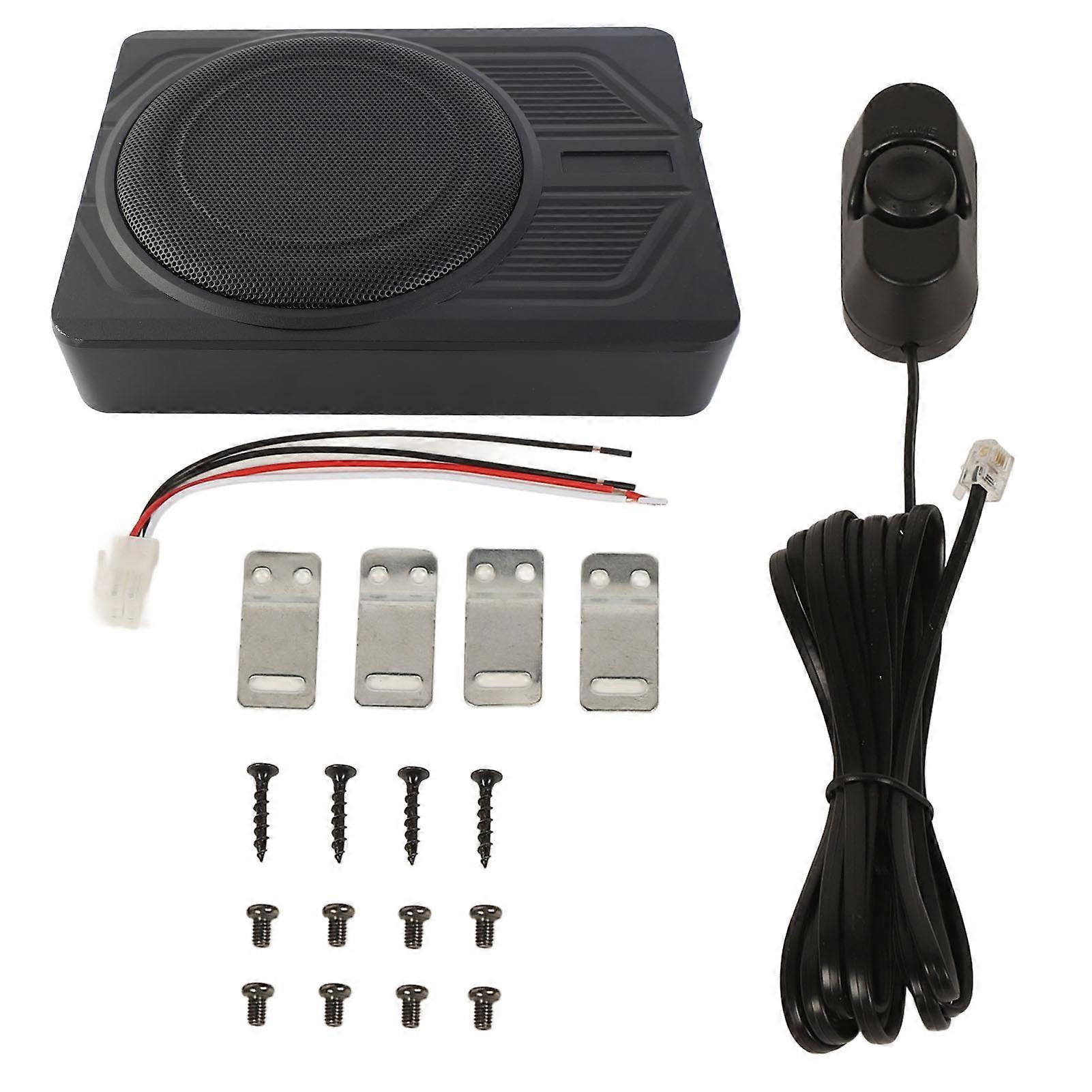 10 Inch Car Subwoofer Ultra Thin PWM Built in Amplifier 600W Under Seat Powered Car Subwoofer Truck Subwoofer