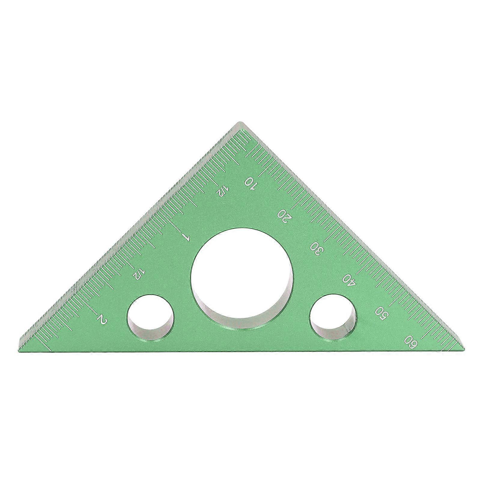 3-inch right-angle measuring ruler can measure 45-degree angles, suitable for carpentry work