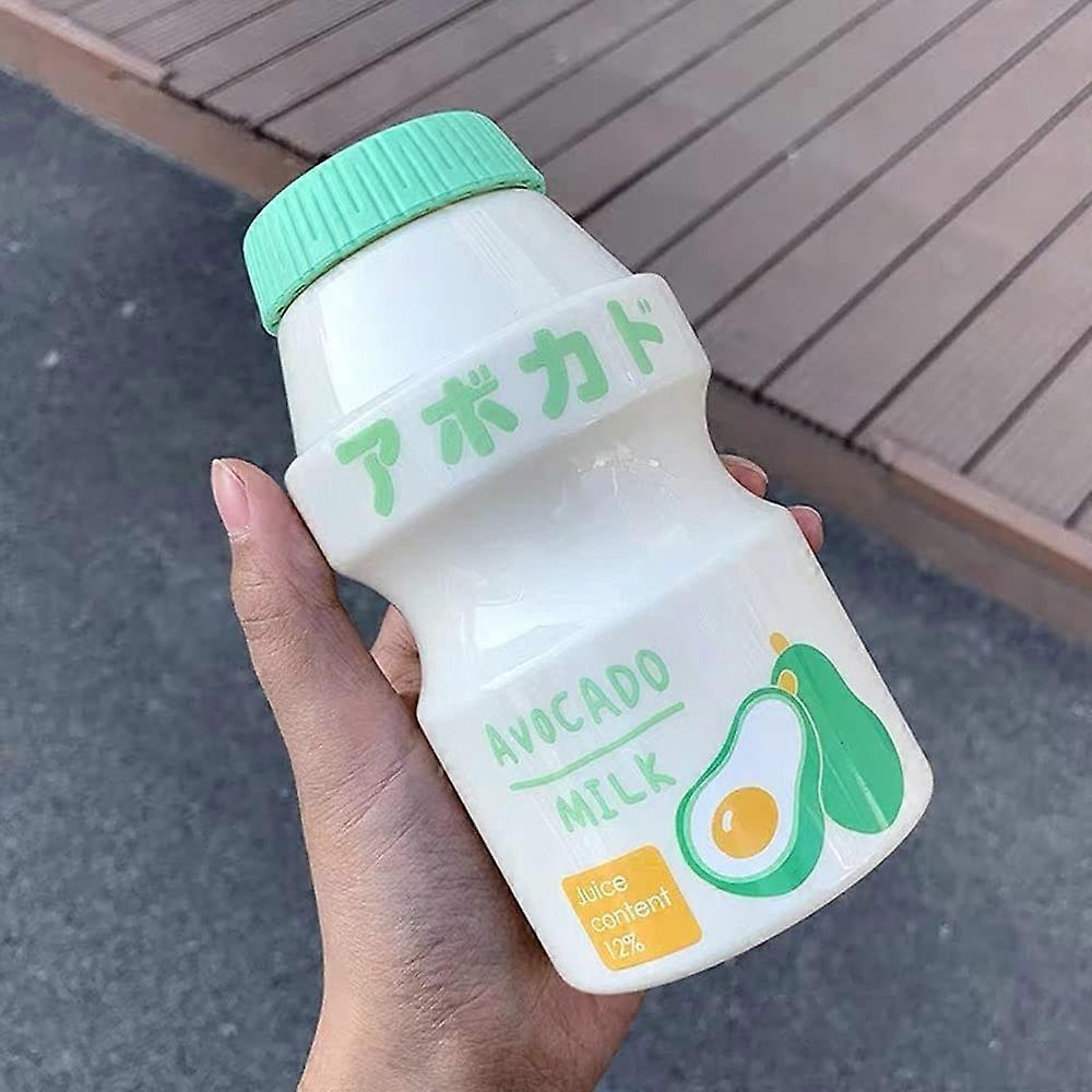 Send matchende stropper Plastic Water Bottle Tour Drikkeflaske Yakult Form Cute Kawaii Mælk