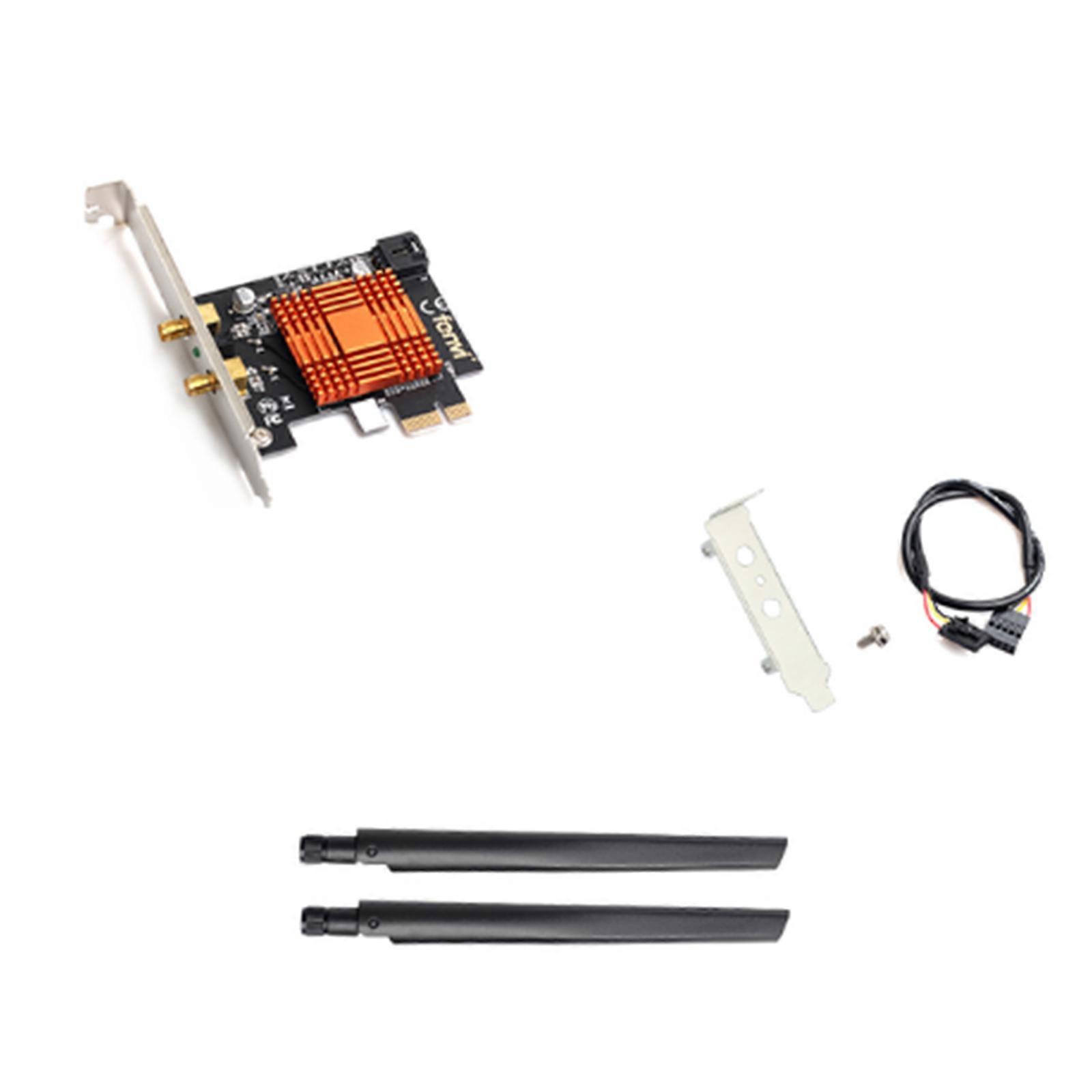 1200 Mbit/s BT-kompatible PCI-E Wi-Fi-Adapter-Wireless-Netzwerkkarte für Windows 10