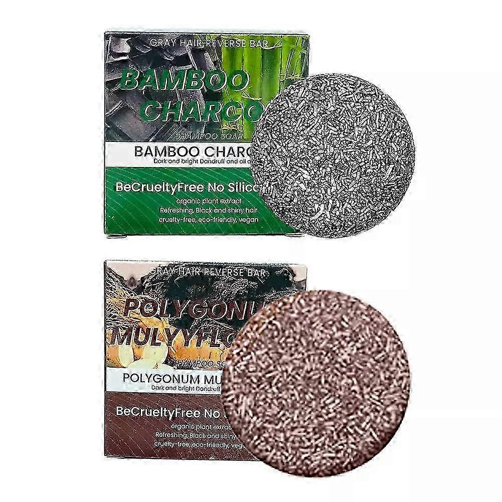 Polygonum Multiflorum Shampoo Soap Effectively Reduce Dandruff and HairBreakage