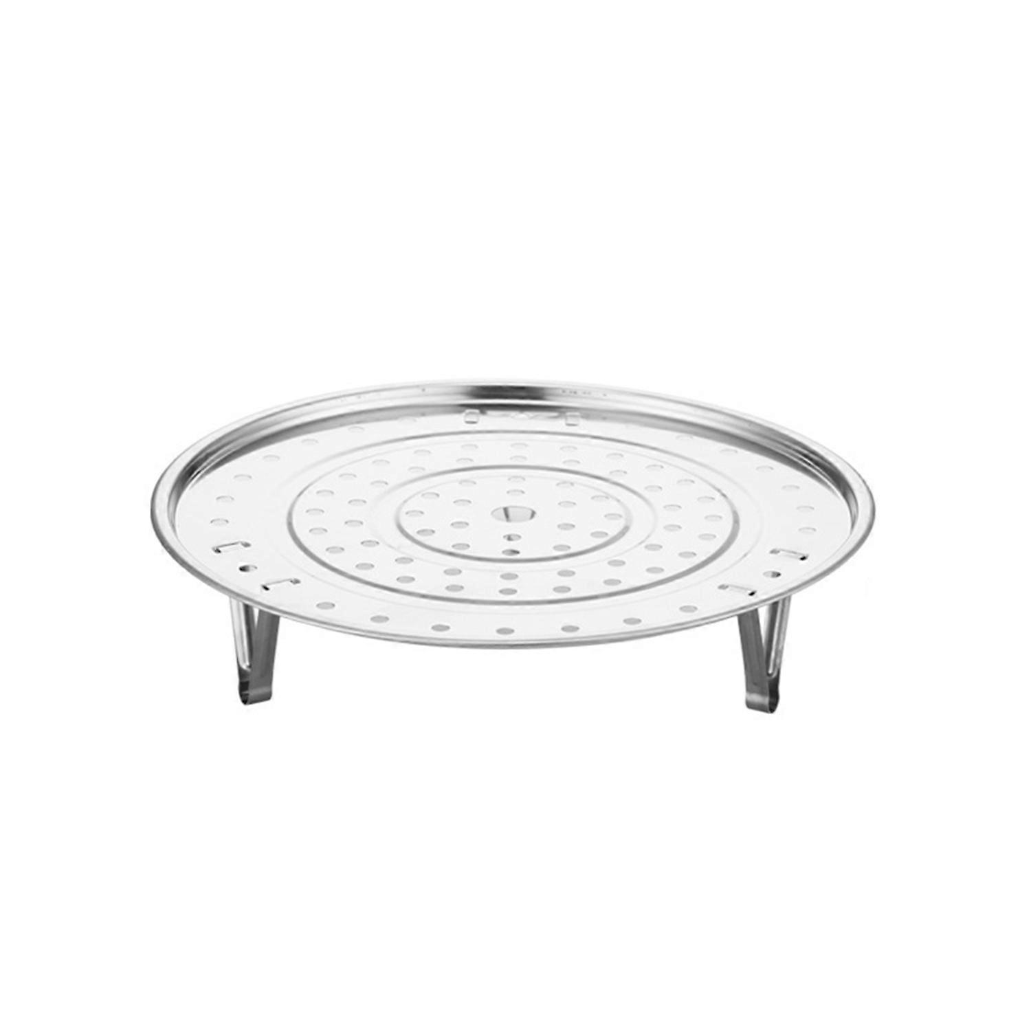 Stainless Steel Steamer Rack with Removable Stand Stackable Multifunction Heat-Resistant Kitchen