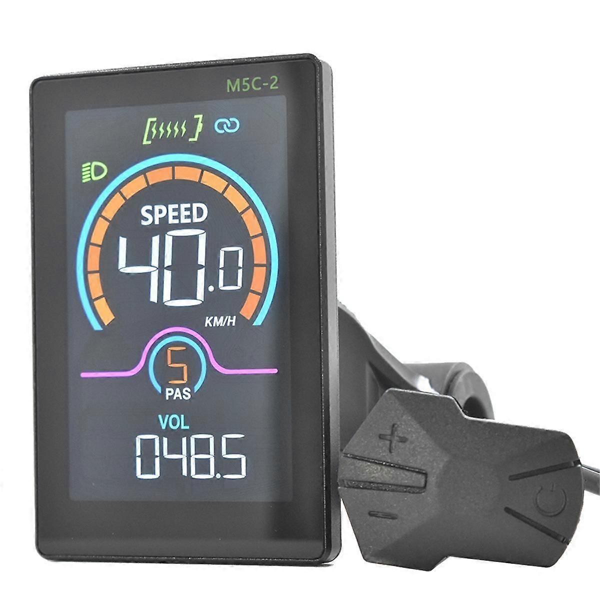 M5C2 EBike Bluetooth LCD Display Meter Scooter elettrico Tachimetro Pannello LCD UART per Mountain Ele