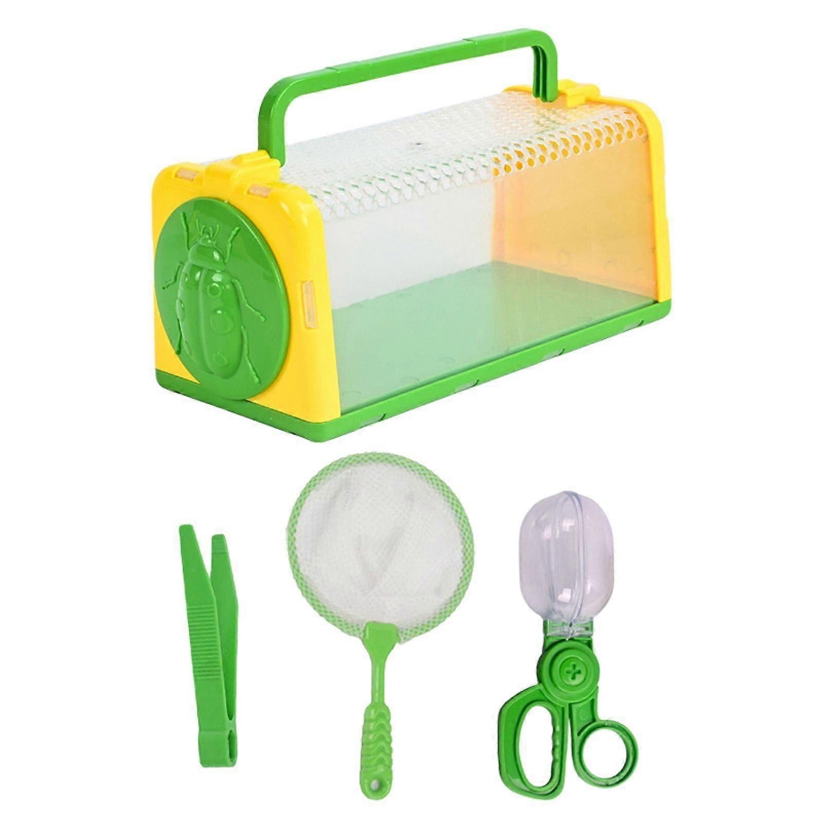 Portable Bug Catcher Set Play Child Toy Observation Box for Ages 3+ Toddlers