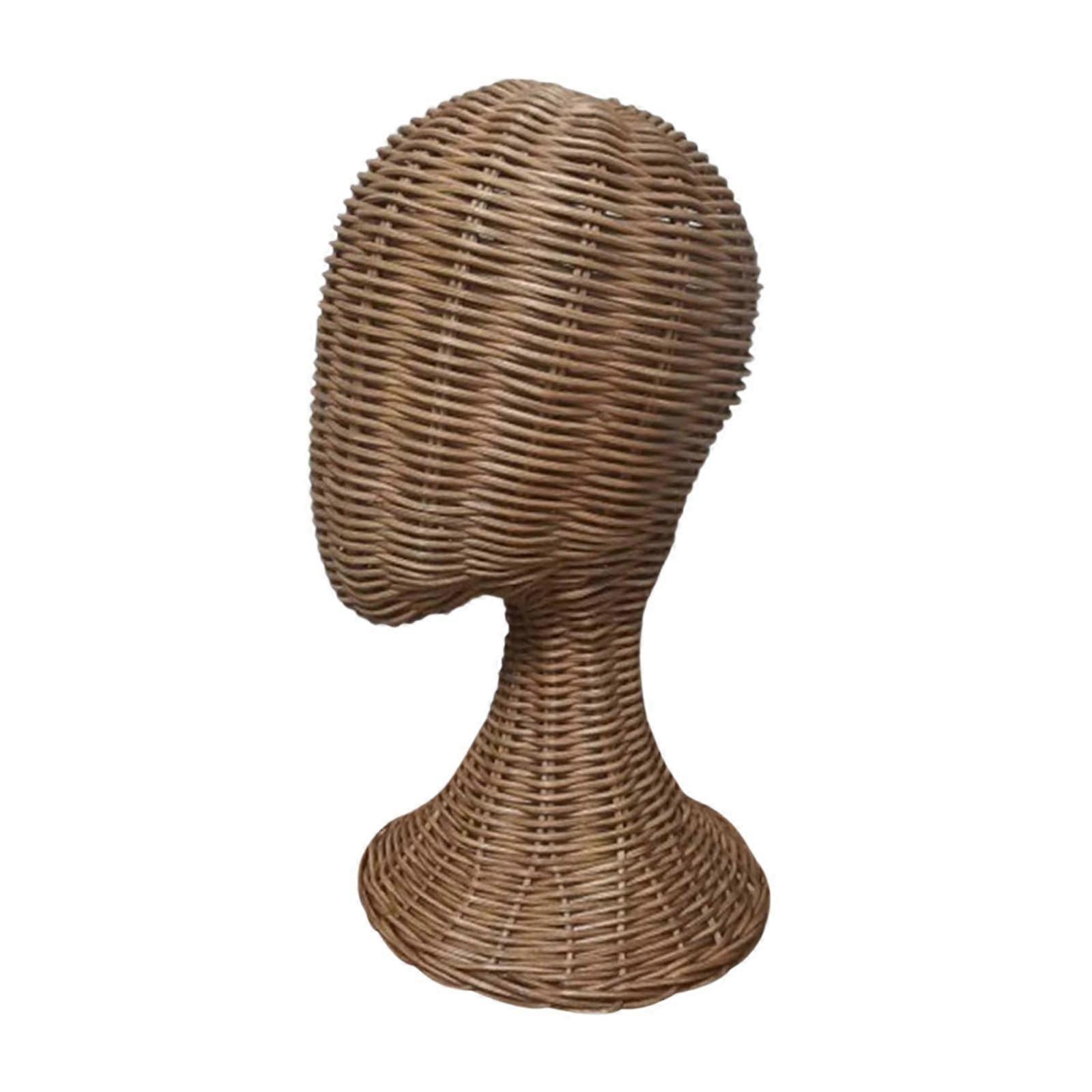 Rattan Hat Display Stand Fashion Model Display Stand for Table Shopping Mall