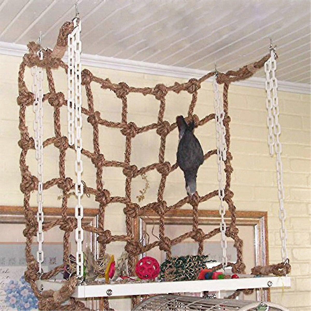 Pet Parrot Bird Net Cage Climbing Toy