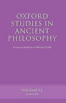 Oxf Studies Ancient Philosophy Vol 40 P