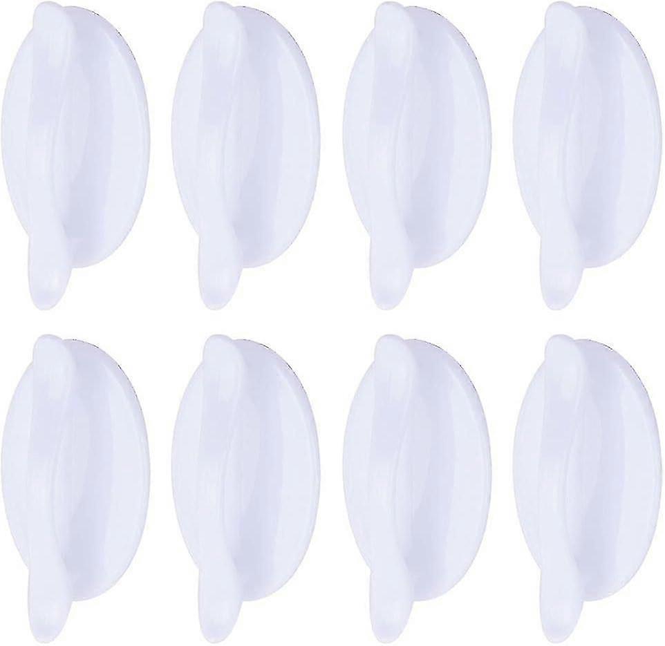 Self Adhesive Handle 8 Pieces Window Self Adhesive Auxiliary Handle Sliding Door White Drawer Handle Self Adhesive Instant Door Armrest Strong Self Ad