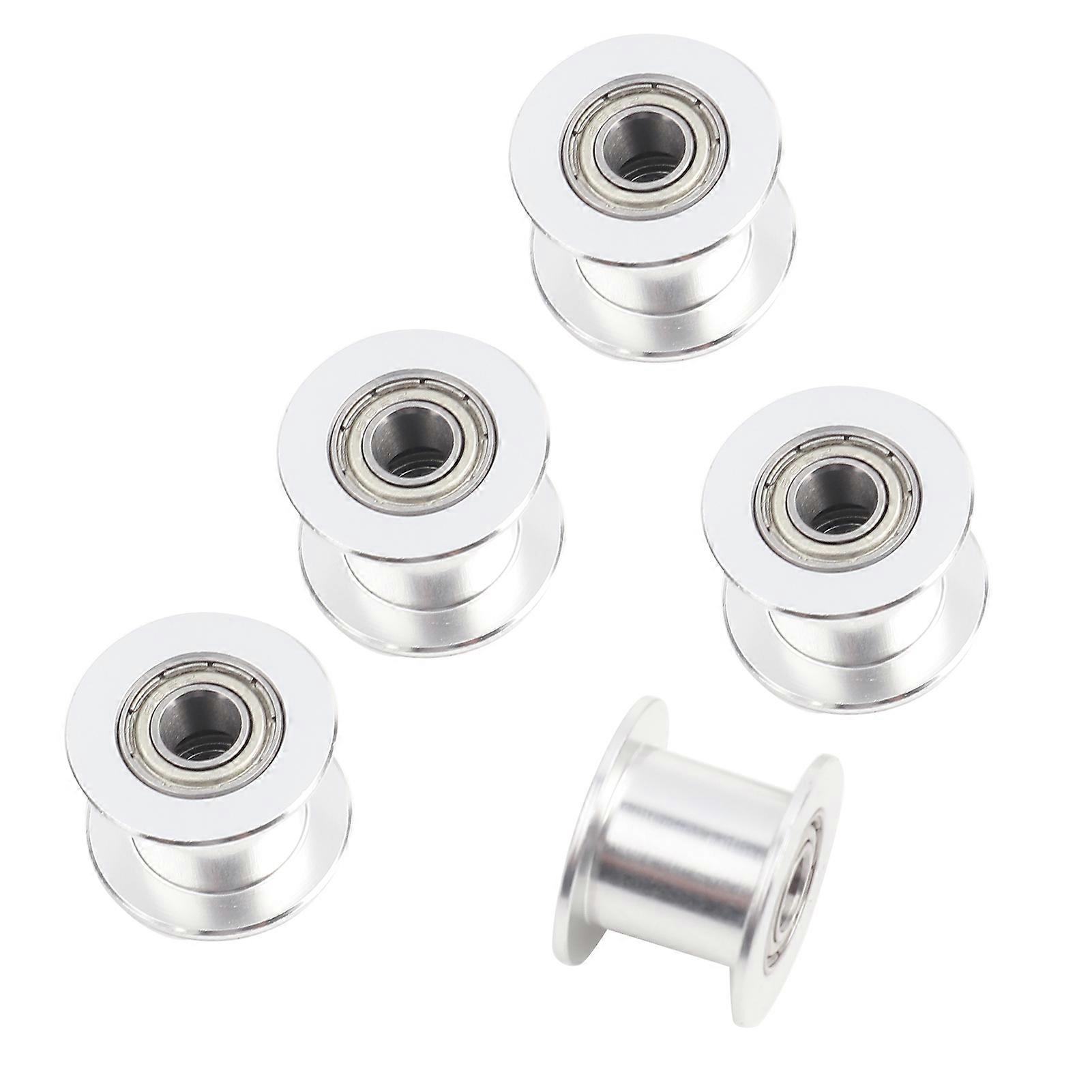 5pcs 3D Printer 2GT 20 Tooth Idle Pulley Without Teeth for Belt Width 10MM