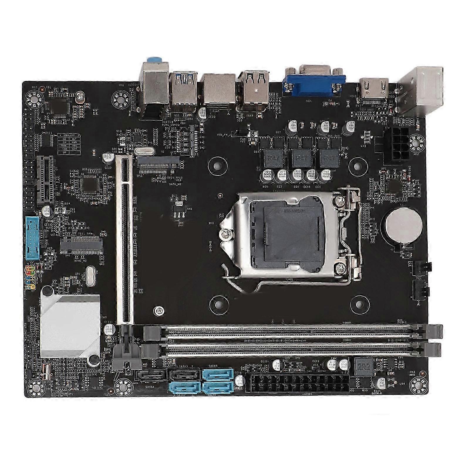 B85m K Computer Motherboard Ddr3 1600/1333/1066mhz Lga1150 Cpu Pciex16 Gpu Gigabit Network Card Desktop Matx Mainboard With Vga