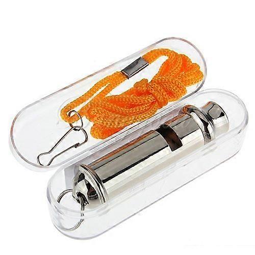 Silver Whistle for Hiking and Climbing Activities