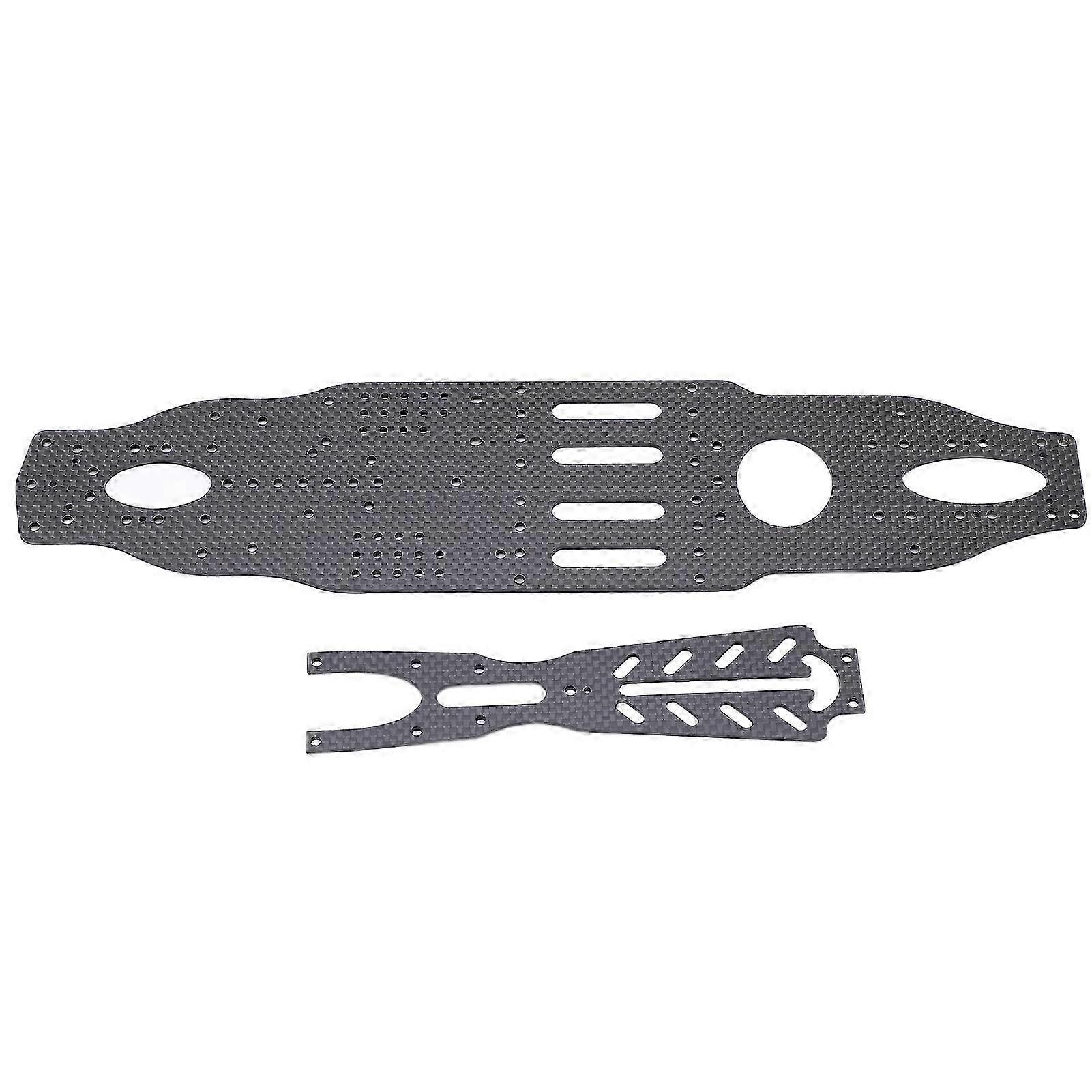 Carbon Fiber Upgrade Kit Lightweight High Flexibility Upgrade Kit Drift Road Chassis for RC Car
