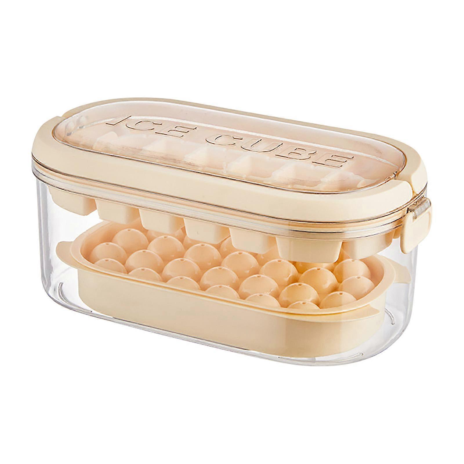 Ice Lattice Household Food Grade Refrigerator Ice-cube Portable Large Capacity Ice Box Boissons Bar coffee Reusable