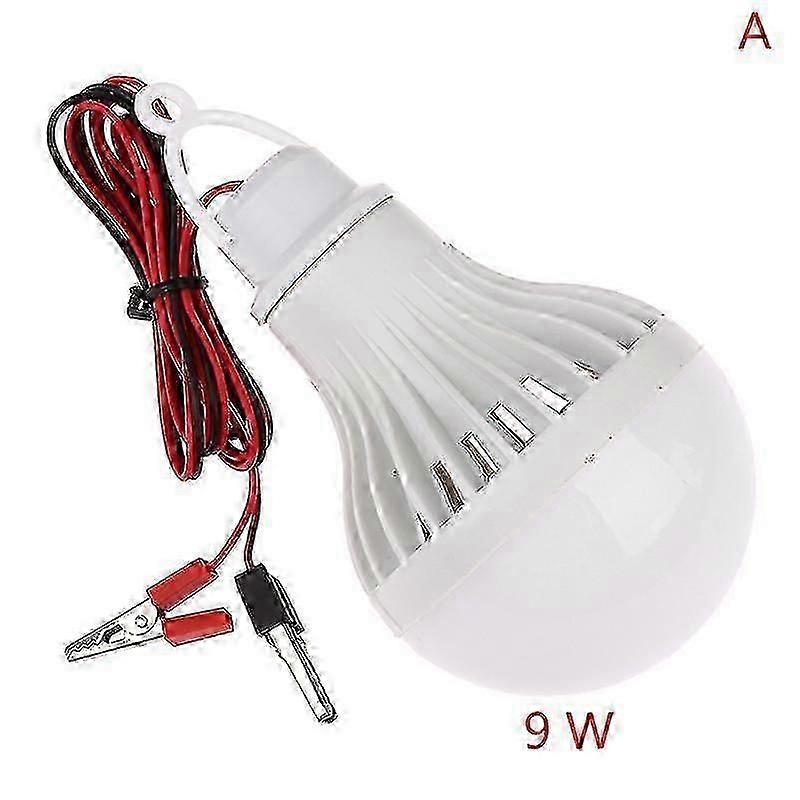 12v מנורת LED ניידת נורת LED 9w 12w בחוץ אוהל אוהל לילה תלוי אור