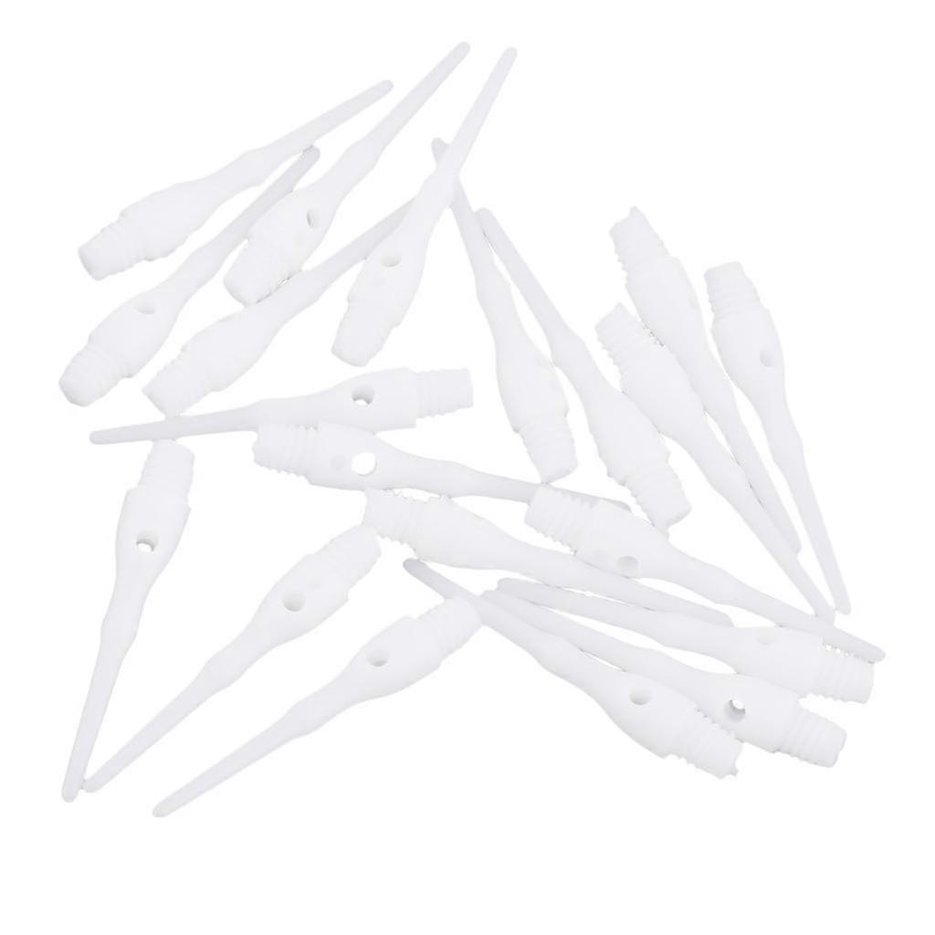 20Pcs 22/25/27mm s Shafts Soft Tips Professional Nylon 2BA Thread Points