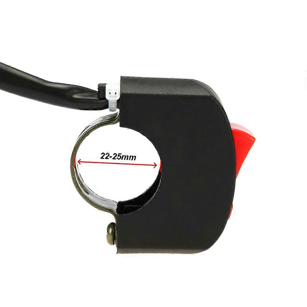 Universal Motorcycle ATV Handlebar Light Switch ON OFF Button, Durable Waterproof Control for Bike and Off-Road Vehicles