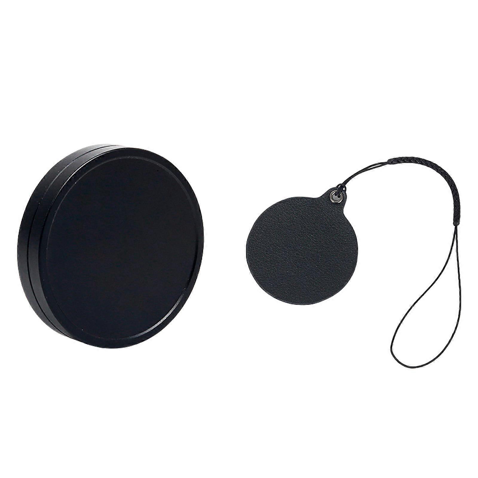 Mini EVO Kameralar için Katı Alüminyum Ön Lens Koruyucuları Dış Mekan Fotoğrafçılığı Aksesuarları için Koruyucu Toz Kapağı Siyah