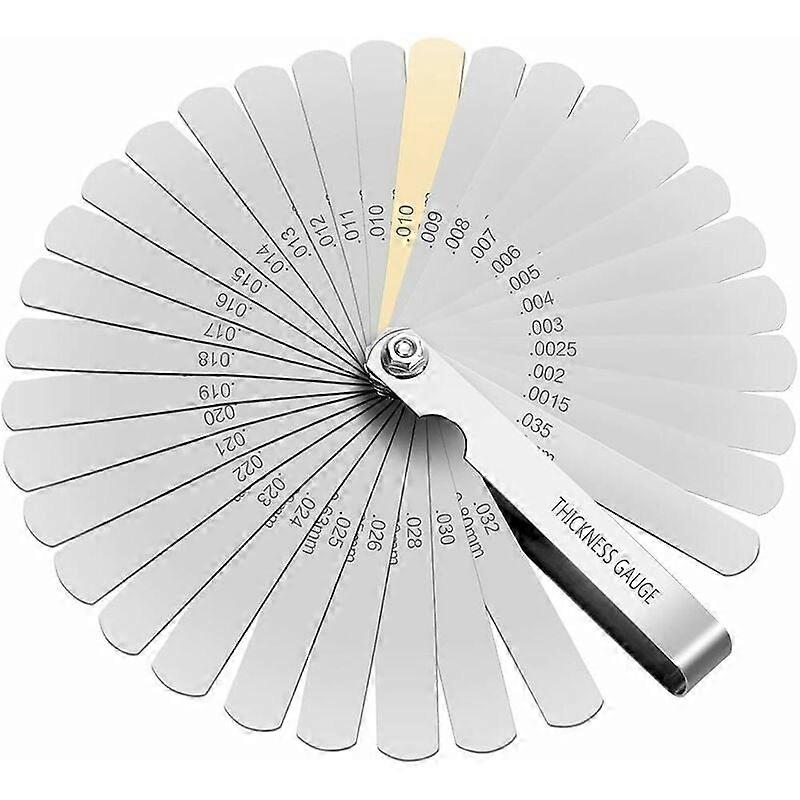 A Symphony Of Precision: Laser Etched Numbers Feeler Gauges For Measuring Gap Width, Anti-Rust Oil Coated & High Quality Material, Your Indispensable
