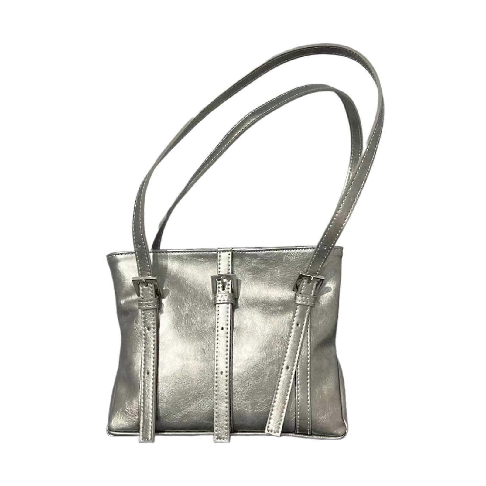 Sac à Bandoulière Femme Grande Capacité En Cuir - Style Alexander McQueen, Noir, Neuf Avec étiquettes