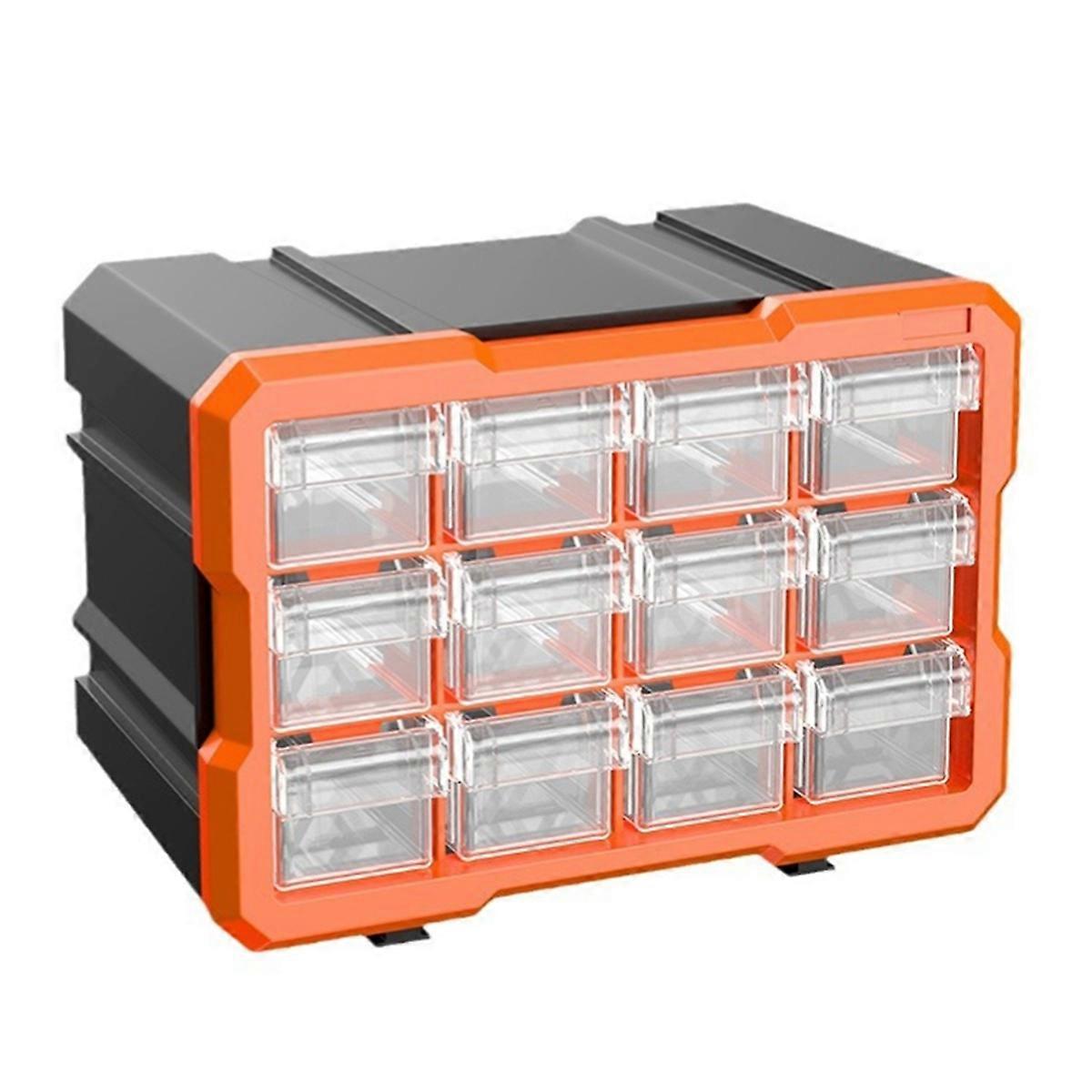 Hardware Tool Partition Storage Box Nuts Bolts Screws Parts Container Electronic Products Storage Dr
