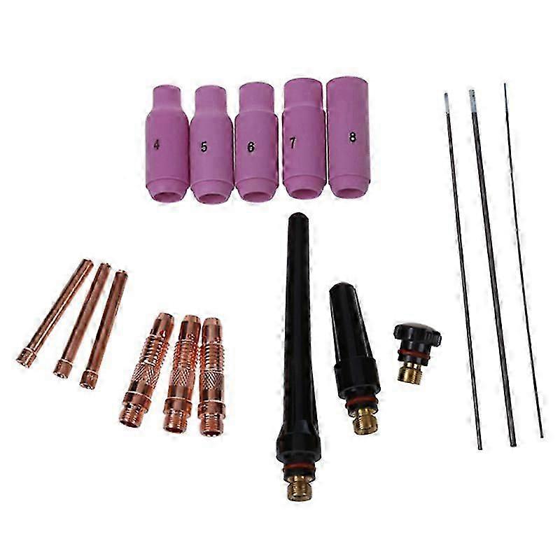 17PCS TIG welding -17/18/26 Accessories kit