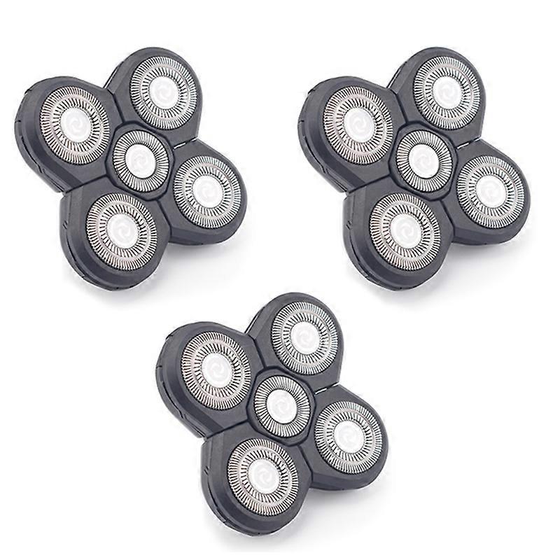 3PCS Replacement Shaver Head Electric Shaver 5 Cutter Floating Head