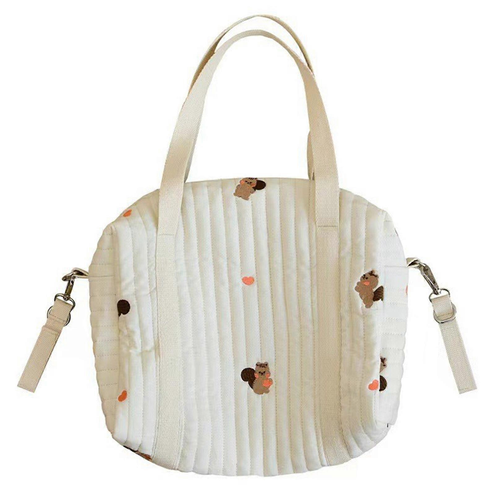 Pram Stroller Organiser Large Capacity Pram Pushchair Mummy Storage Bag Multi-pattern Design for Baby Pram Accessories Squirrel