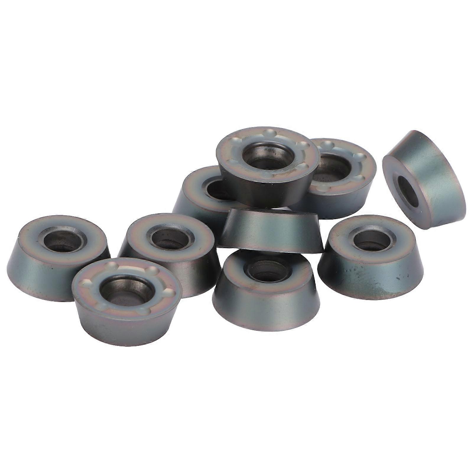 10Pcs Carbide Turning Inserts Coated Blade CNC Lathe Tool Holder